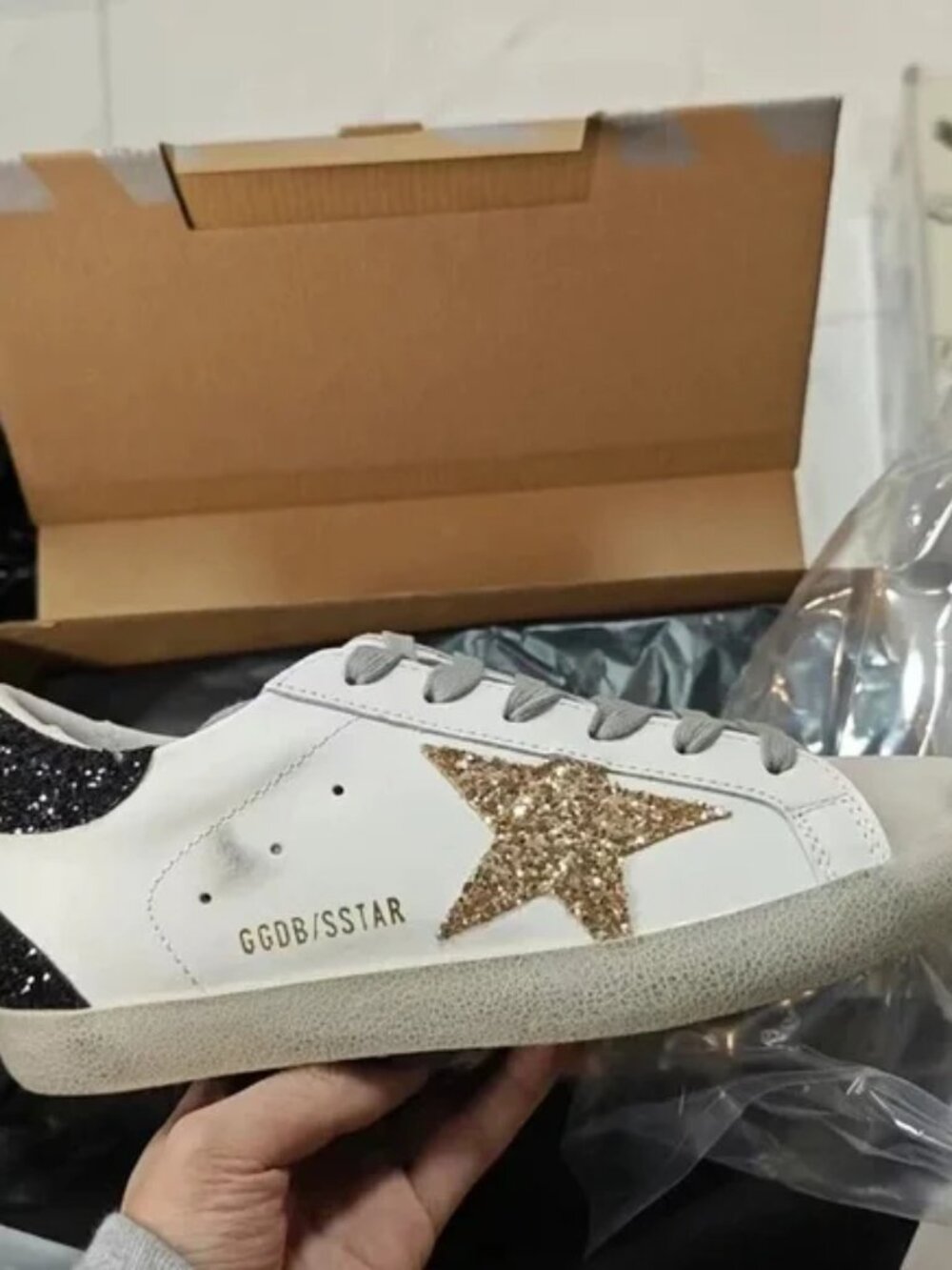 Golden Goose Super-Star Sneakers with Gold Star